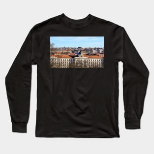 Aerial view of Prague Long Sleeve T-Shirt